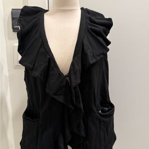 Alice + Olivia Chic Black Sleeveless Top
